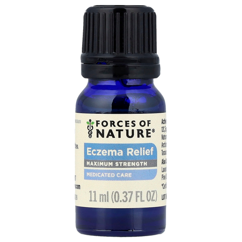 Forces of Nature, средство от экземы, максимальная эффективность, 11 мл (0,37 жидк. унции)