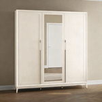 МОДЕНА ДУБ САТИН Шкаф для одежды 3-х дв. с зеркалом