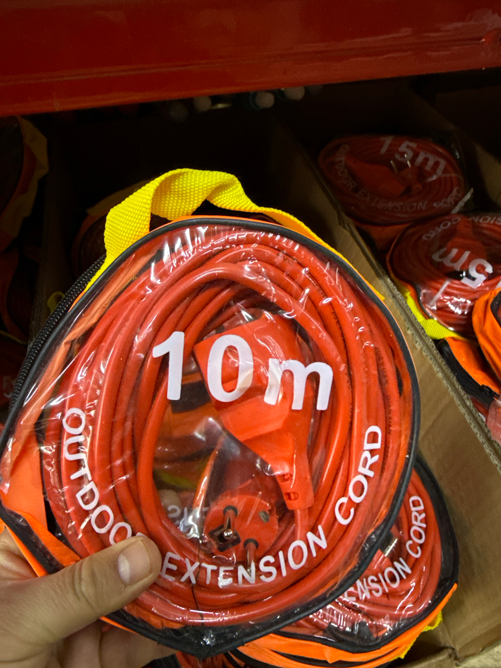 удлинитель оранжевый 10м