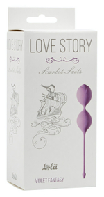 Небольшие шарики в силиконовой оболочке Violet Fantasy (сиреневый ) (Цвет: сиреневый)