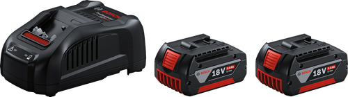 Аккумуляторные батареи и зарядное устройство BOSCH 2xGBA 18V 5 А·ч + GAL 1880 CV 1600A00B8J