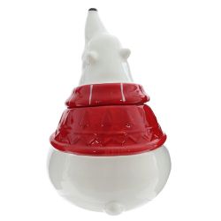 GAEM Конфетница "Белый медведь мечтатель", 1200 мл, L14 W15 H22 см