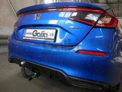 Оцинкованный фаркоп на Honda Civic хетчбек 5 дверей 2022- (без электрики), Galia H111A