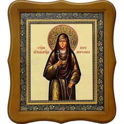 Вера Морозова преподобномученица. Икона на холсте.