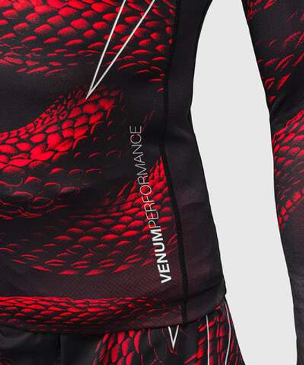 Рашгард Venum Matupa Black/Red/Silver L/S