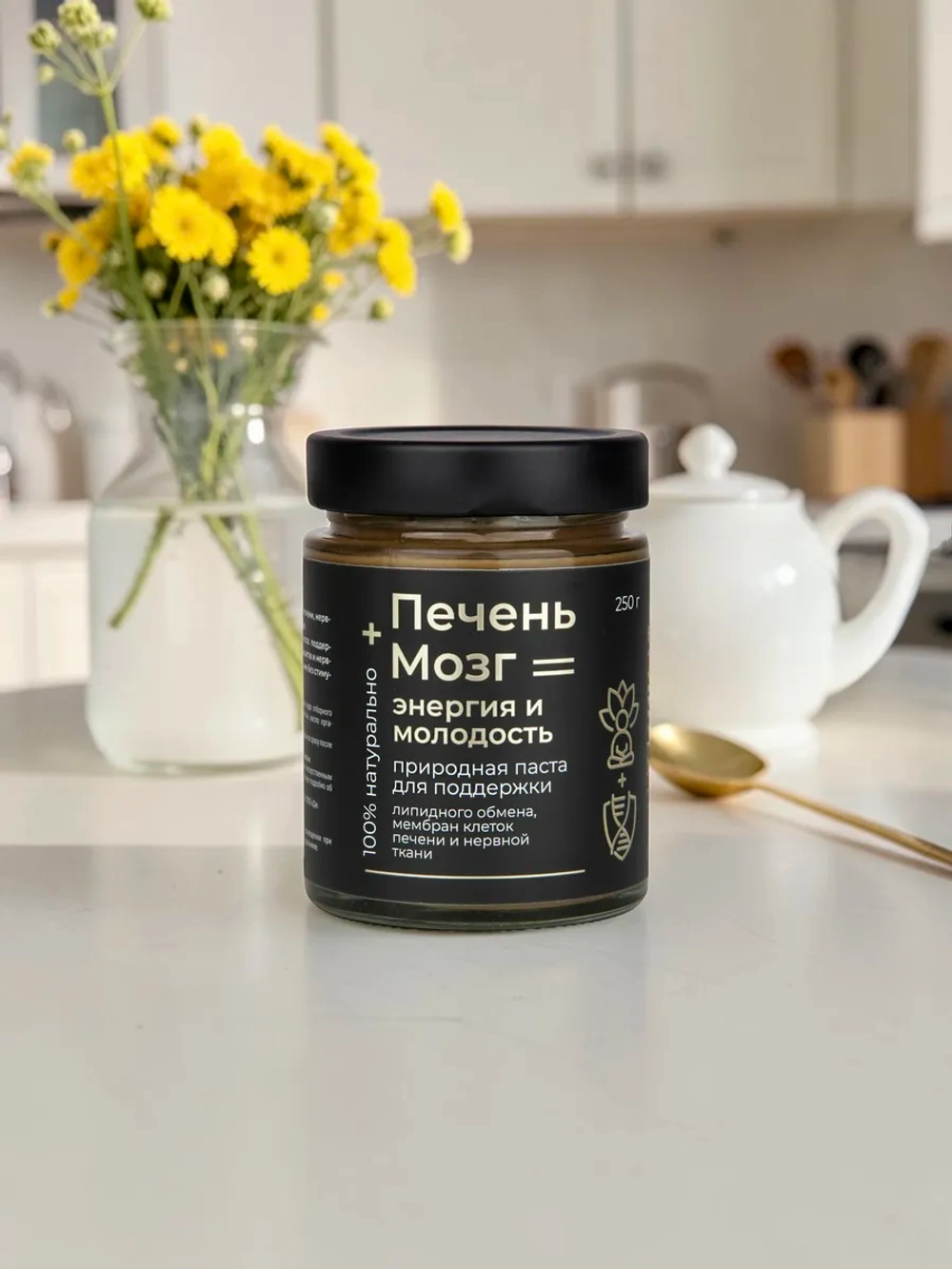 Природная паста "Печень+мозг"