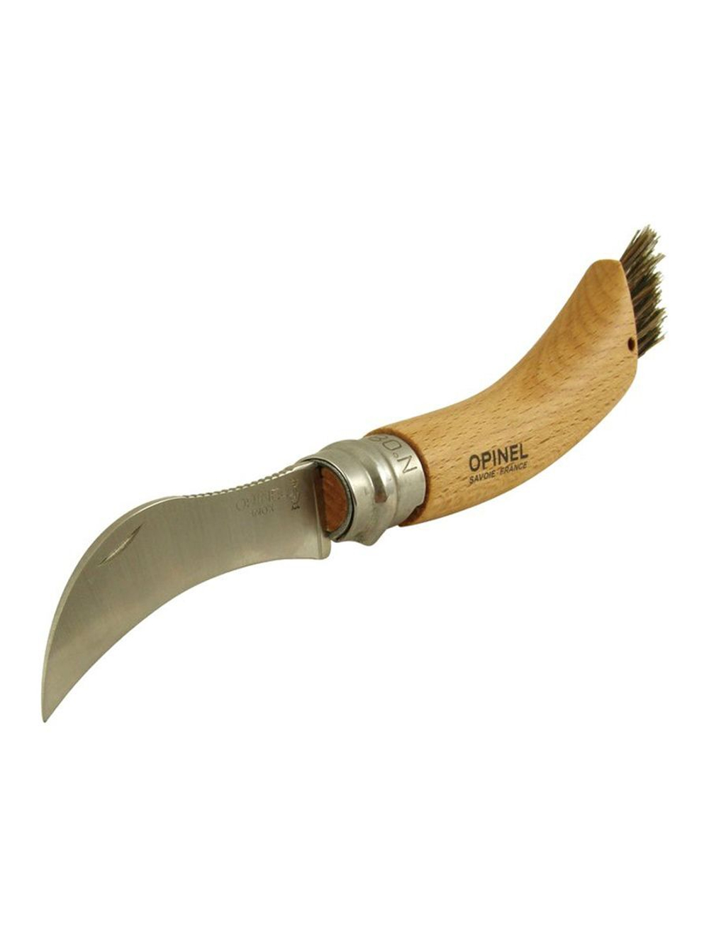 Нож складной Opinel №8, нержавеющая сталь, рукоять из оливкового дерева в картонной коробке, 002020