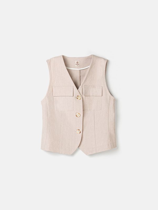 Костюм из льна и хлопка 