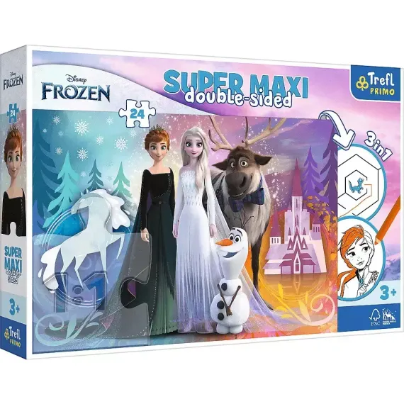 Puzzle - &quot;24 SUPER MAXI&quot; - Happy Frozen Land / Disney Frozen 2