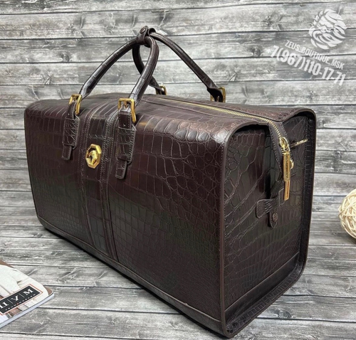 Дорожная сумка Stefano Ricci из кожи крокодила