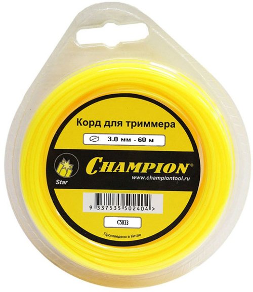 Леска CHAMPION Star 3,0*60 м (звезда)   C5033