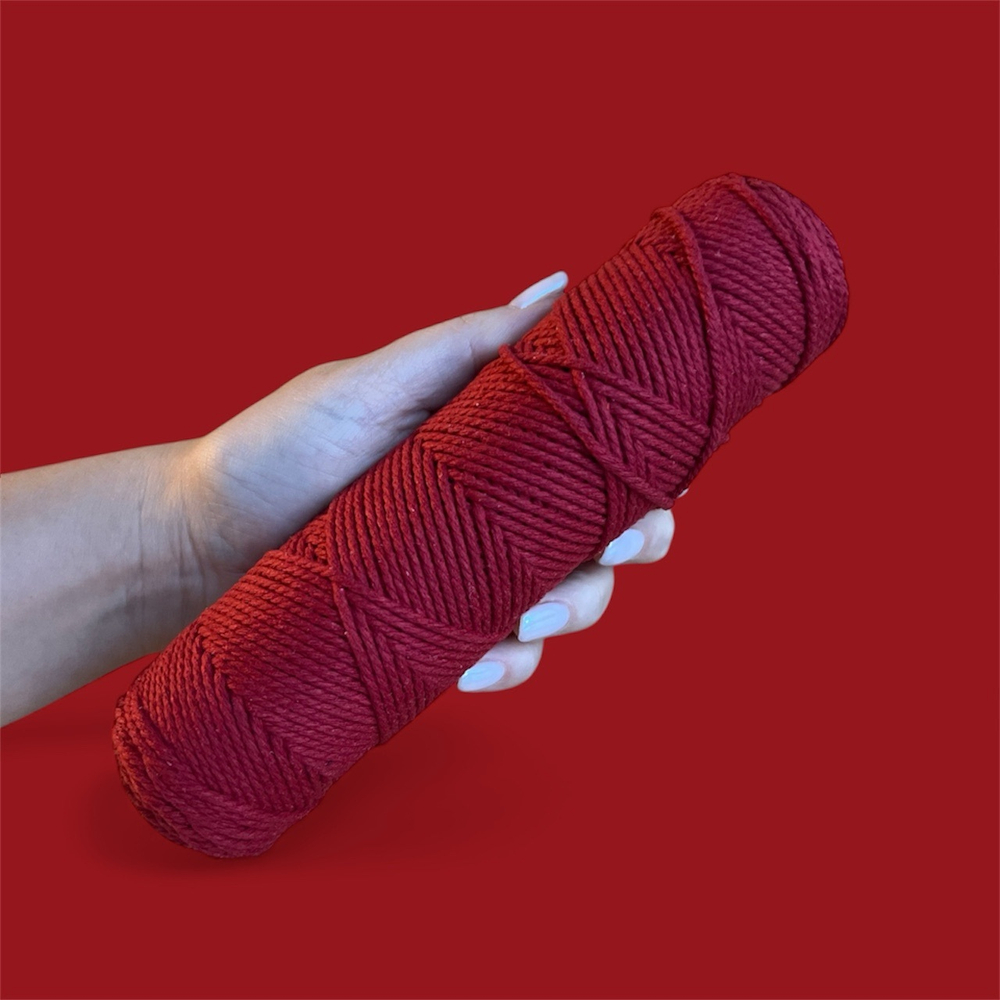 Веревка 2 мм, КРАСНЫЙ