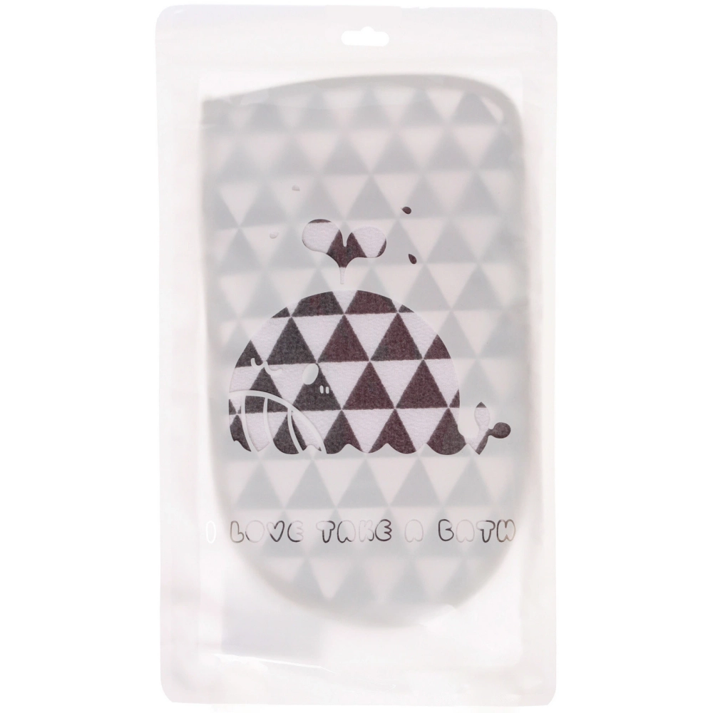 Мочалка - варежка с нейлоном «Premium - Paradise», цвет серый, 22*14см (ZIP пакет)