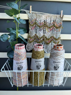 Пряжа Хлопок Лен Вязание спицами Италия Бобинная красивая мя