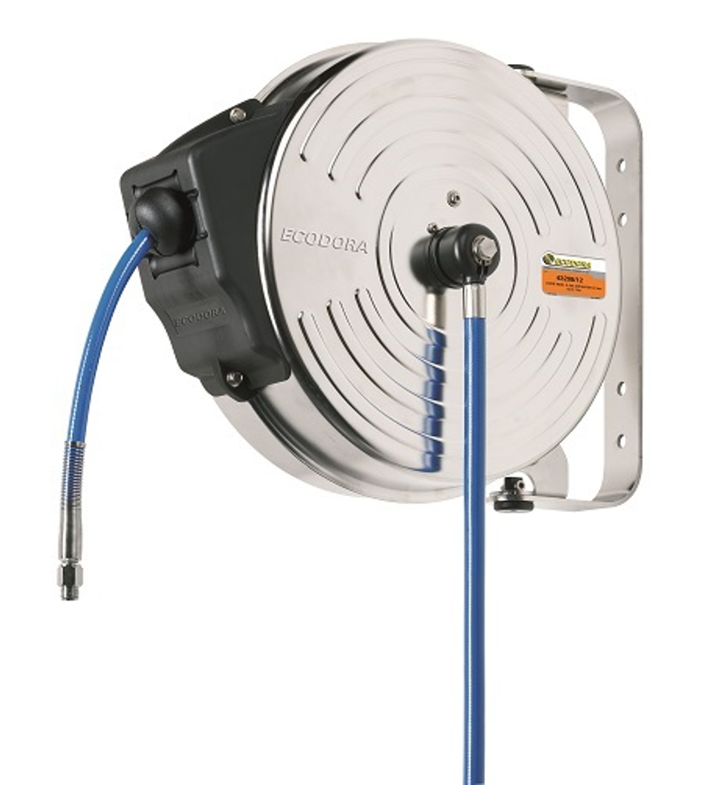 Катушка для воздуха и моющего средства с шлангом, диаметр 10х14,5 мм, длина 15 м, ECODORA (Италия)