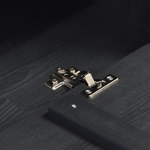 Скамья в прихожую Неаполь 93х50х39 см из массива сосны, деревянная обувница,серый воск, антик