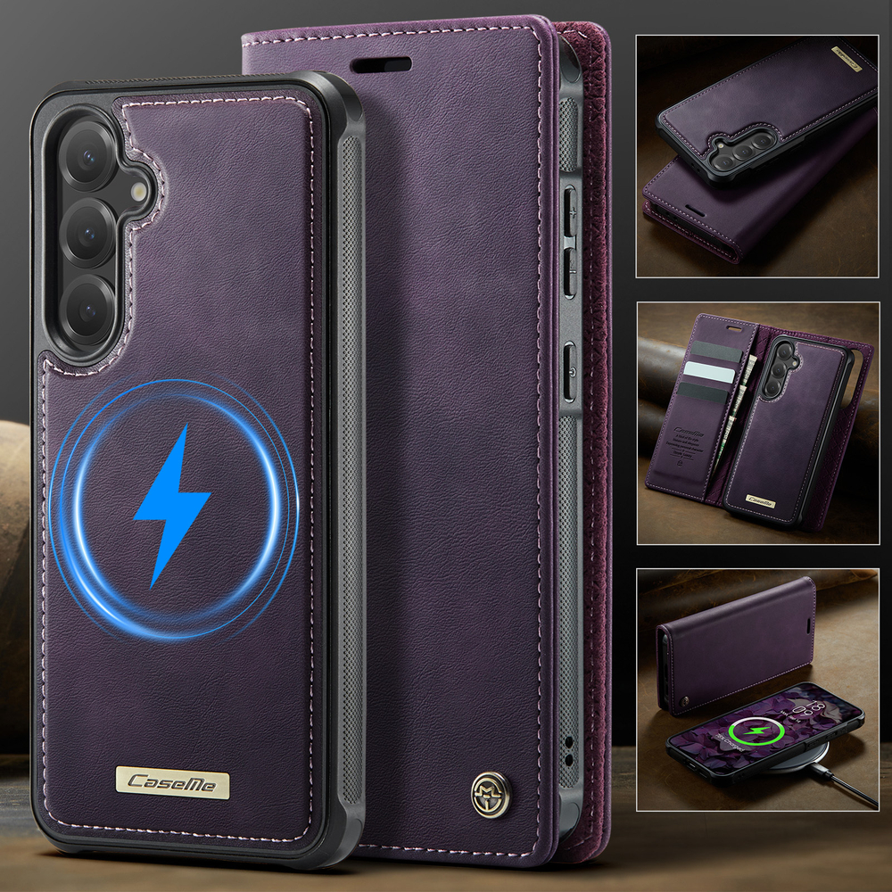 Чехол-кошелек CaseMe 2 in 1 MagSafe Samsung Galaxy S24