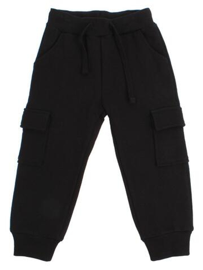 Брюки д/мальчика футер M1137FN-3/6 р.98 черный (Такро)