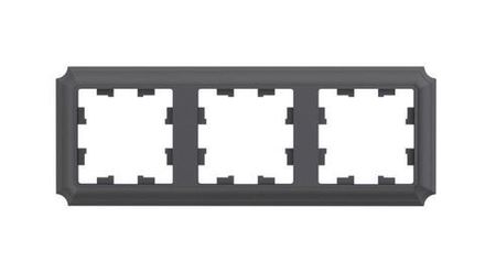 Рамка 3-м AtlasDesign Antique универс. базальт SE ATN101403