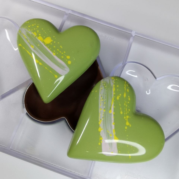 386 | Форма для шоколадных конфет &quot;Большое сердце&quot; (275*175 мм)