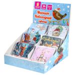 Магниты новогодние (1 шт.) 7х7см, "Хмаs Time", 36 дизайнов ассорти, ЗОЛОТАЯ СКАЗКА, 592584