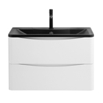 Мебель для ванной комнаты подвесная BelBagno ACQUA-800-2C-SO-BL 80см Bianco Lucido