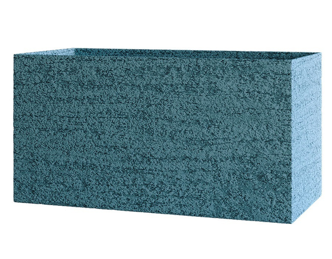 Кашпо Concretika Balcony 40x15x15 Erosia Blue
