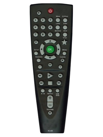 Пульт RC138 (RC-DVP101) для DVD плеера BBK