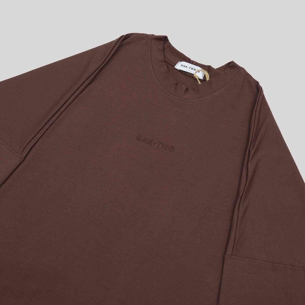 Лонгслив One Two Basic французская обжарка