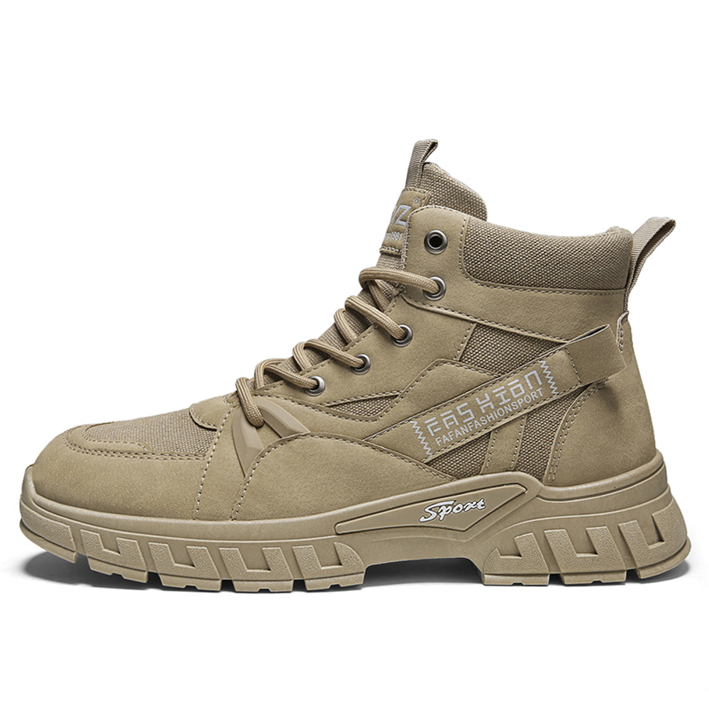 GONGNIUMEILI Combat Boots Men"s High top