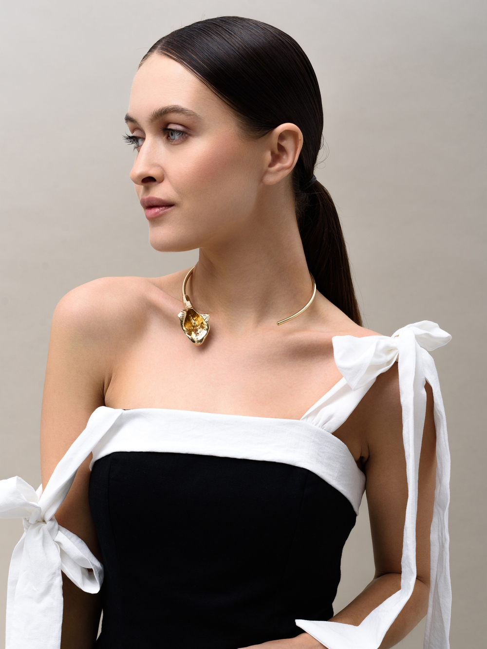 Обруч "Lily" Gold