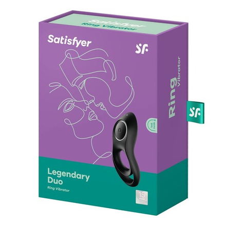 Эрекционное кольцо Satisfyer Legendary Duo с вибрацией