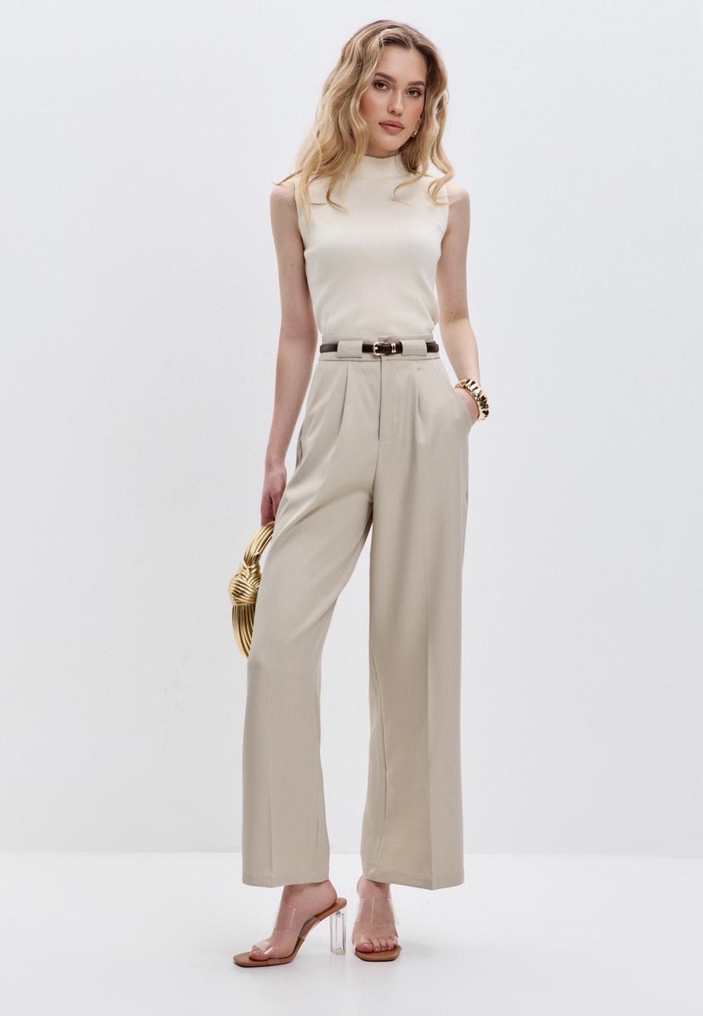 Брюки палаццо