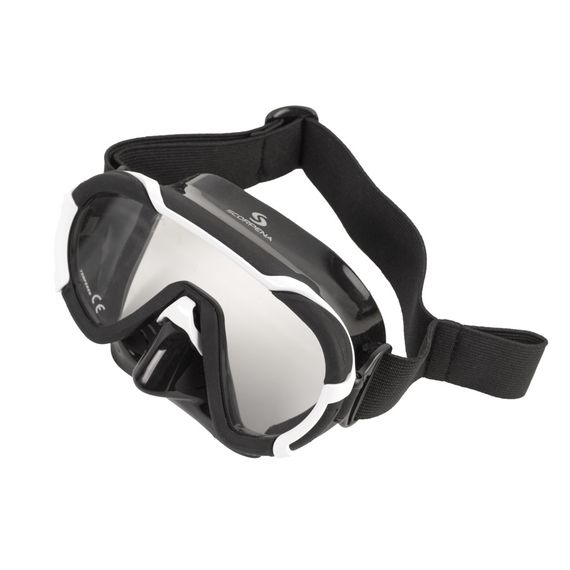 Маска Scorpena Miami Junior черно-белая