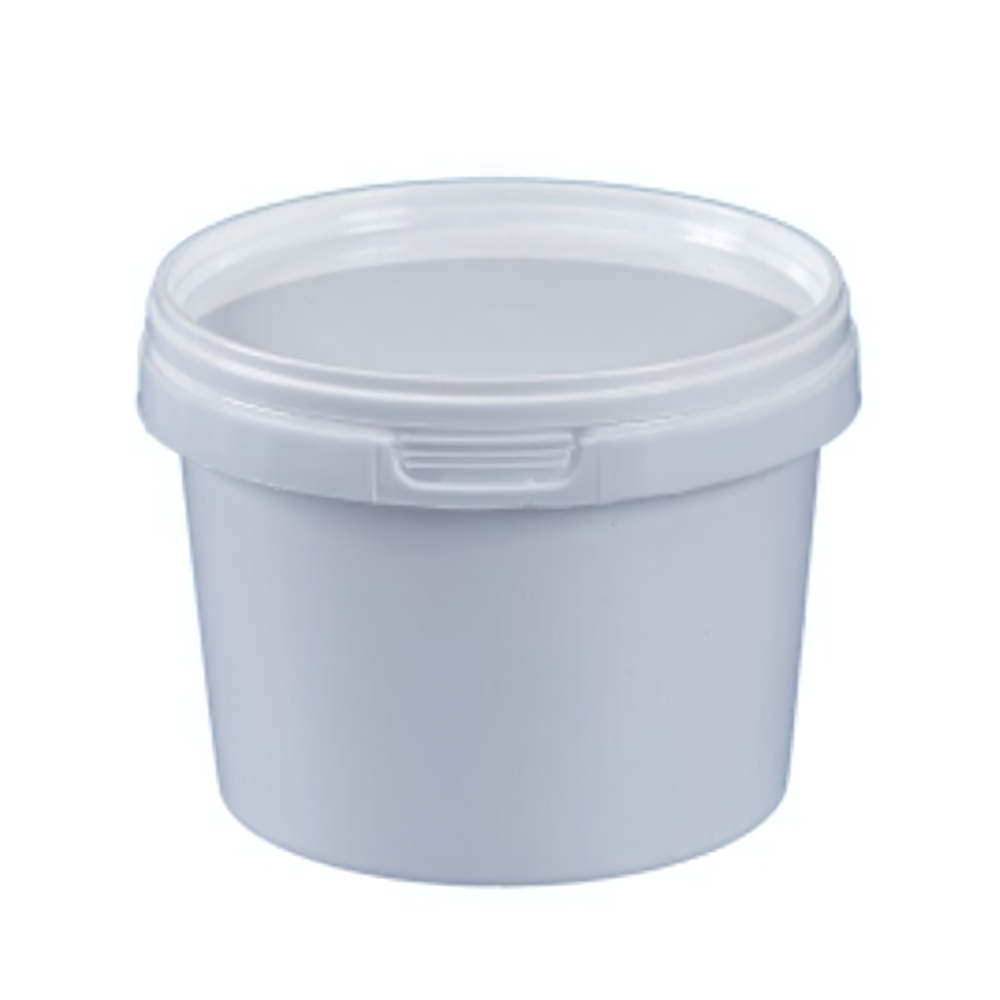 Ведерко без ручки 0,85л, + крышка с замком