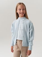Кардиган для девочки AT1058 голубой