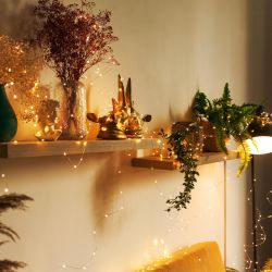 ULD-S10000-1000-DTA-RC WARM WHITE IP44 DEW Гирлянда светодиодная Роса. 100м. 1000 светодиодов. Теплый белый свет. Пульт ДУ в-к. Провод прозрачный. ТМ Uniel