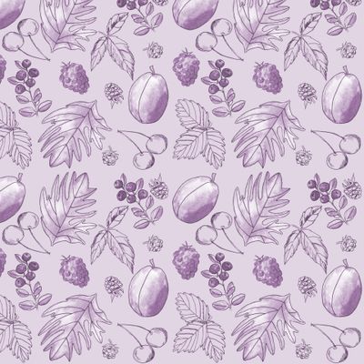 Ягоды в сливовых тонах