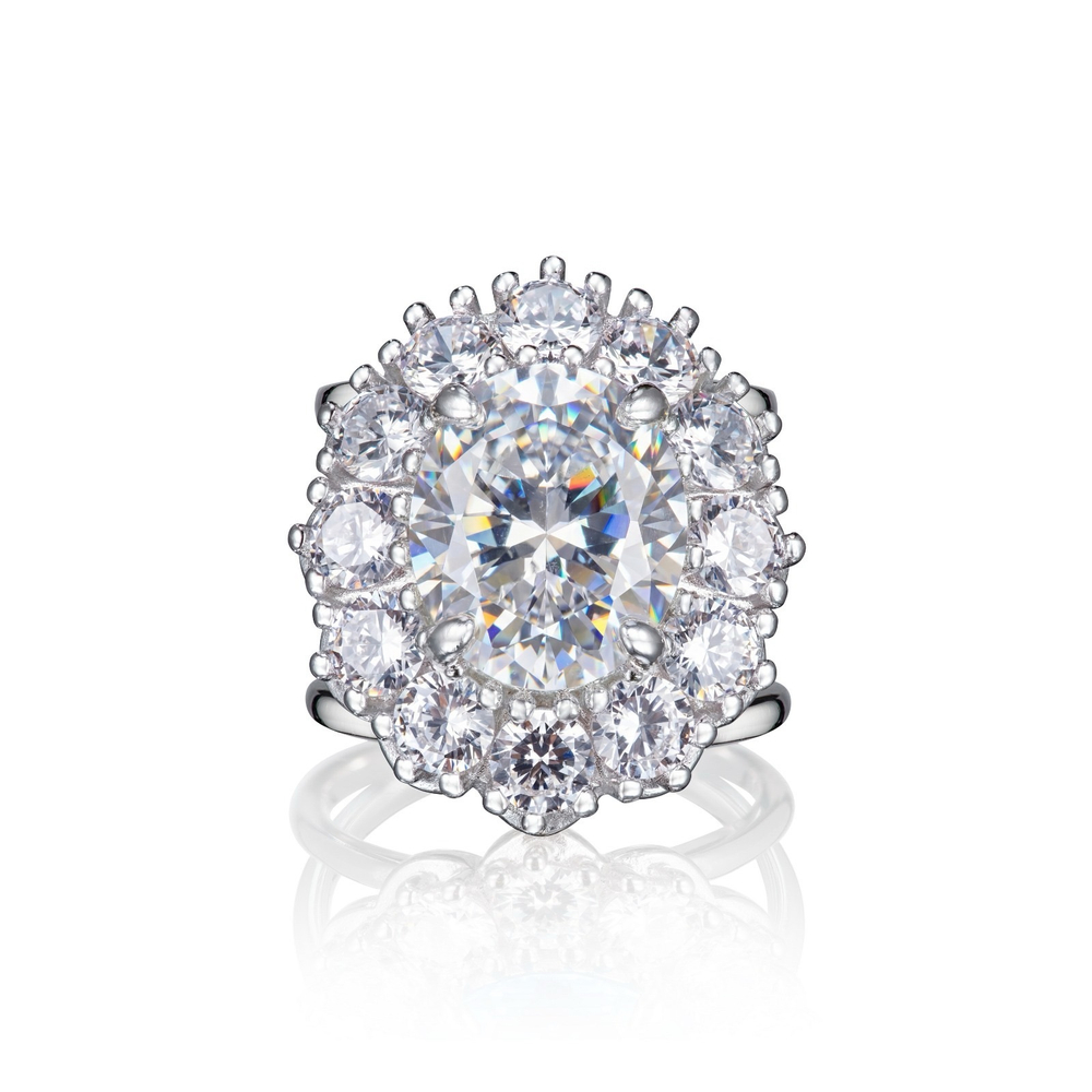 Кольцо Reine White