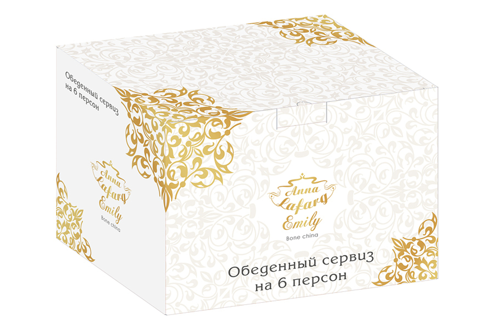 Обеденный сервиз 27 предметов на 6 персон Anna Lafarg Emily Диадема