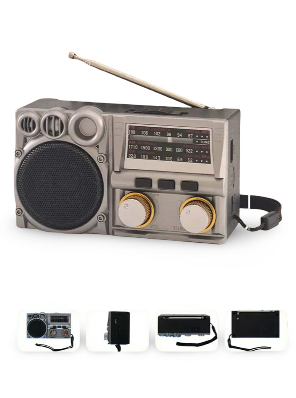 Радиоприемник переносной с MP3 плеером Bluetooth DC RD-326Bt