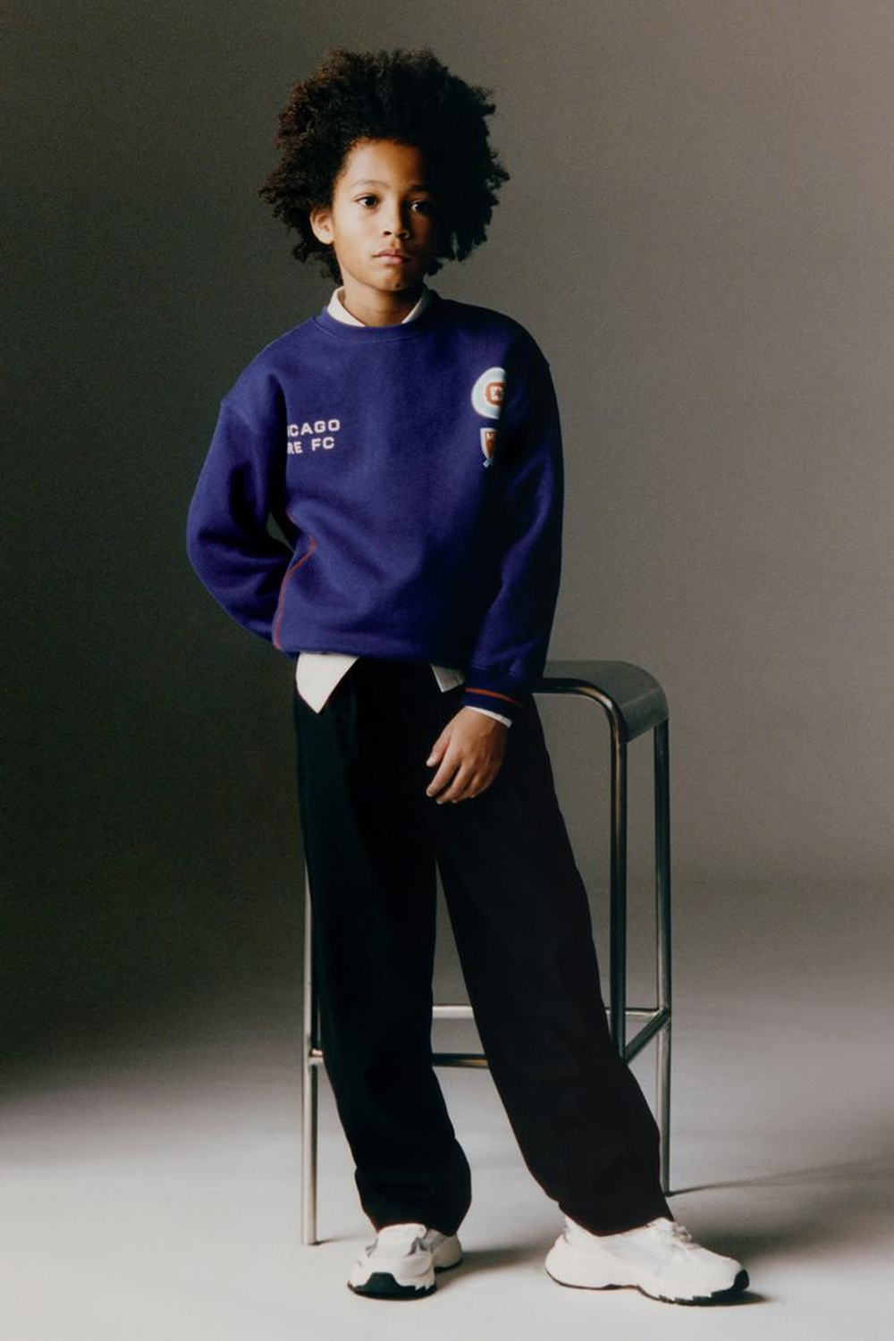 ZARA ТОЛСТОВКА CHICAGO CF MLS, ЧЕРНИЛЬНО-СИНИЙ