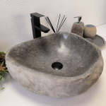 Раковина из речного камня RS63327 (48*42*16) 0122
