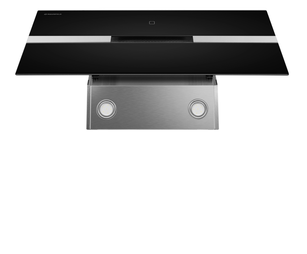 Каминная вытяжка Maunfeld MERSEY 90 Inox Glass BLACK