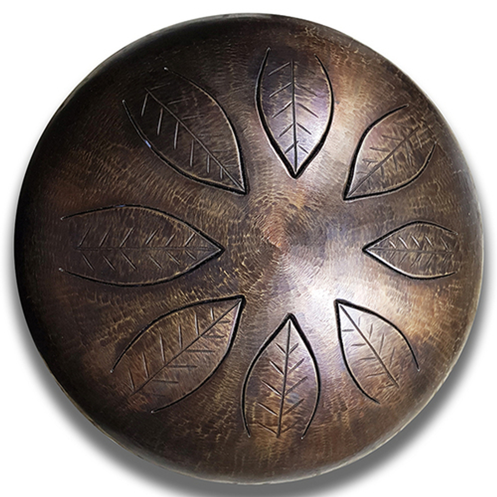 Глюкофон Handpan Overtone OHP-L33-8-0-BR-D