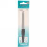 Пилка для ногтей металлическая на блистере цвет ручки черный, цвет пилки серебро 17.5см