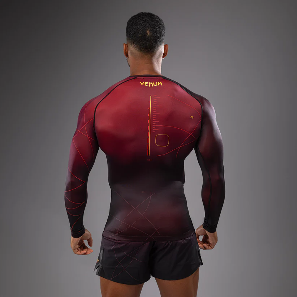Рашгард Venum Tactical XT LS Black/Burgundy/Gold