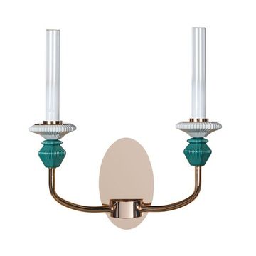 Бра 4W 3000K 4947/01 AP-2 золото/прозрачный Capello Divinare