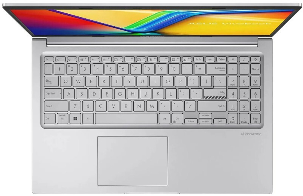 Ноутбук  ASUS Vivobook 15 X1504ZA-BQ116 15.6 ", Core i3, 8 Гб RAM, 512 Гб SSD, UHD Graphics, Серебристый