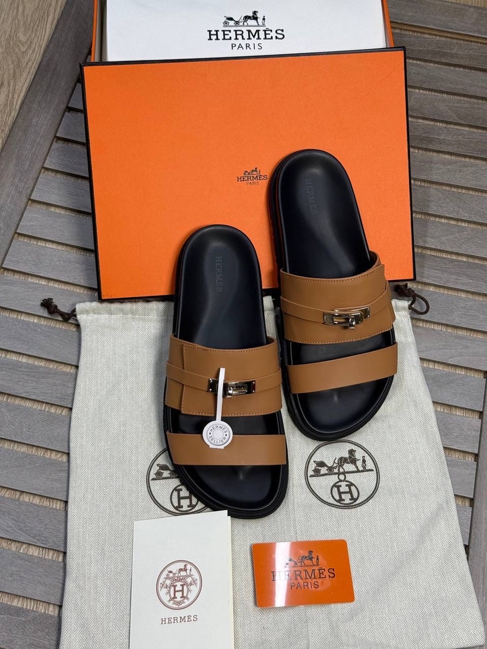Шлепанцы Hermes Jackson